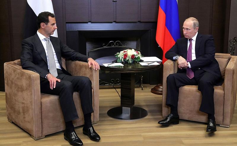 Vladimir Putin si Bashar al-Assad la Soci, Foto: kremlin.ru