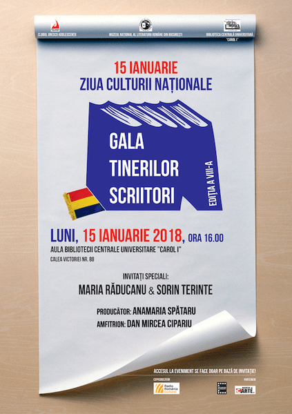 Gala Tinerilor Scriitori, Foto: Afis