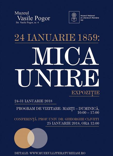 Expozitie: 24 Ianuarie 1859: Mica Unire, Foto: Afis