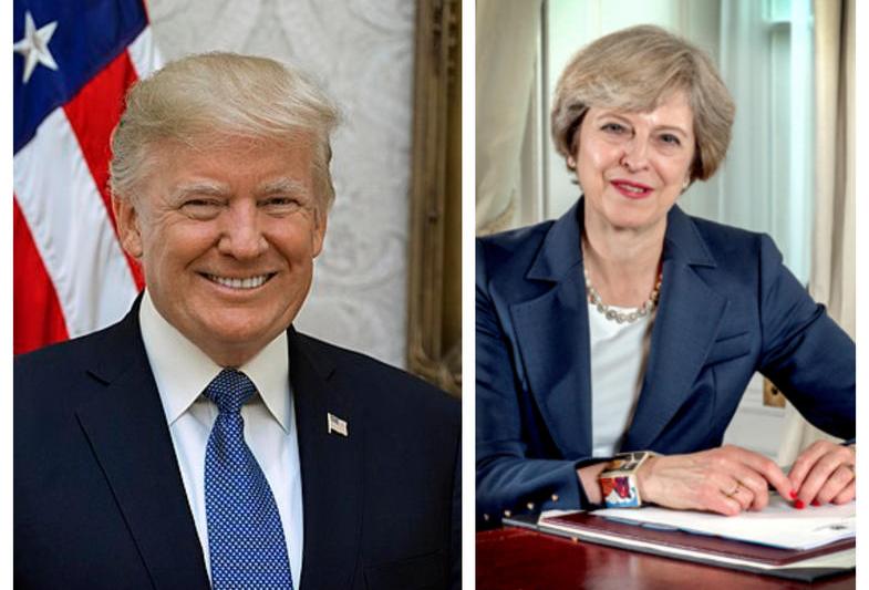 Donald Trump, Theresa May, Foto: Colaj foto