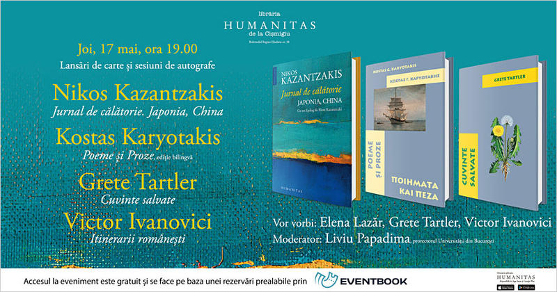 Dinspre Elada - lansri de carte i sesiuni de autografe, Foto: Humanitas