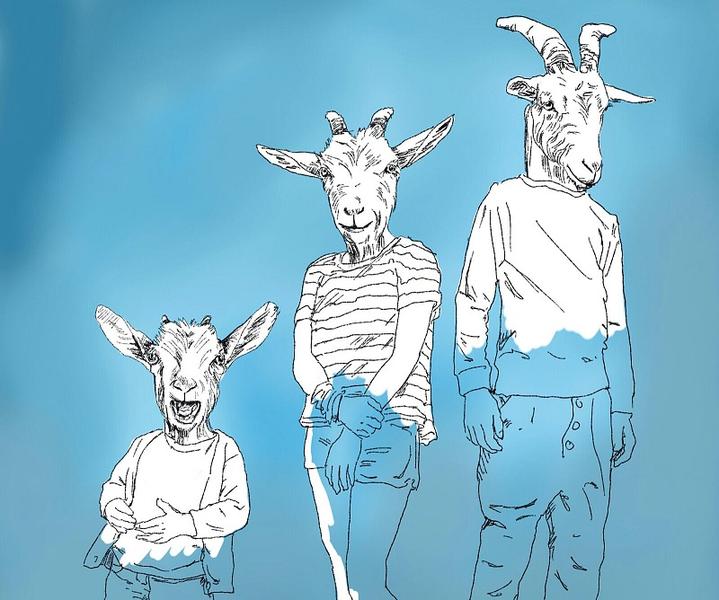 Un lup, o capra si 3 iezi simpatici: desen Zsolt Fehervari, Foto: Teatrul Gong Sibiu