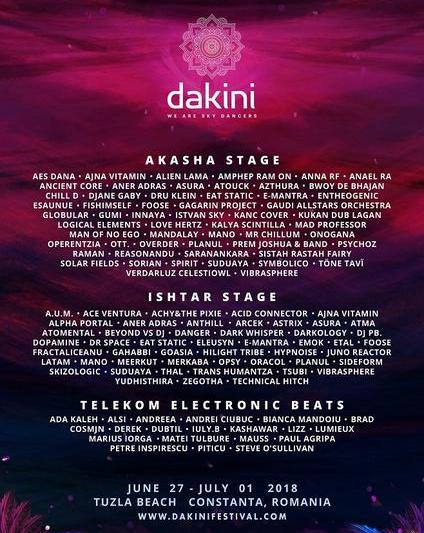 Dakini Festival 2018, Foto: Afis