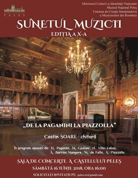De la Paganini la Piazzolla - recital Costin Soare, Foto: Asociatia Pro Valores