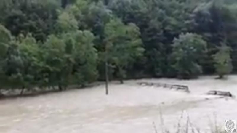 Inundatii in Ciuruleasa, Alba, Foto: Captura YouTube
