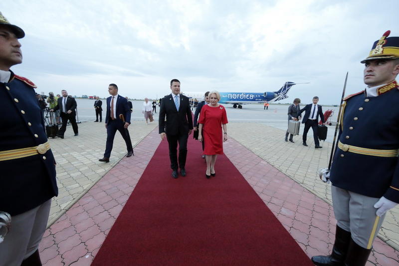 Zbor direct intre Constanta si Tallinn, inaugurat de premierii Romaniei si Estoniei, Foto: gov.ro