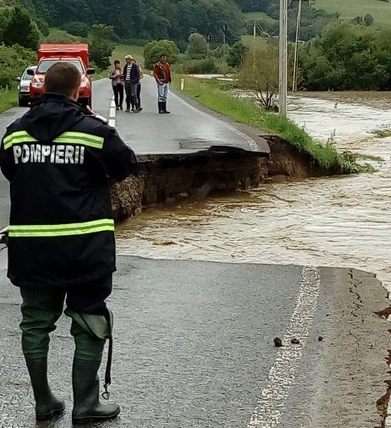 Inundatii masive in Romania, Foto: Facebook/ IGSU