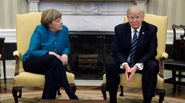 Angela Merkel si Donald Trump, Foto: YouTube