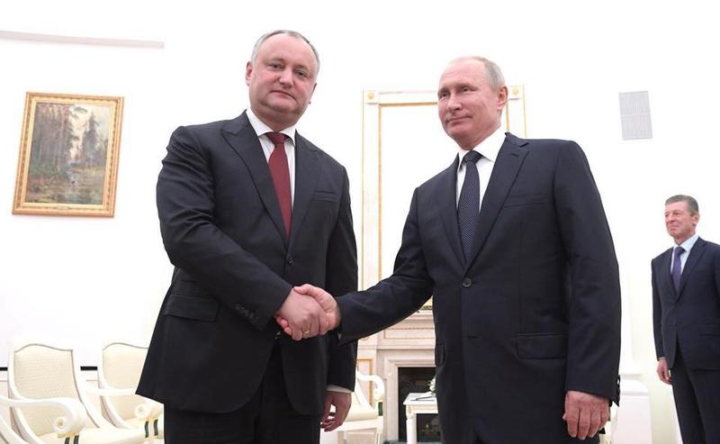 Igor Dodon si Vladimir Putin, Foto: Facebook - Igor Dodon