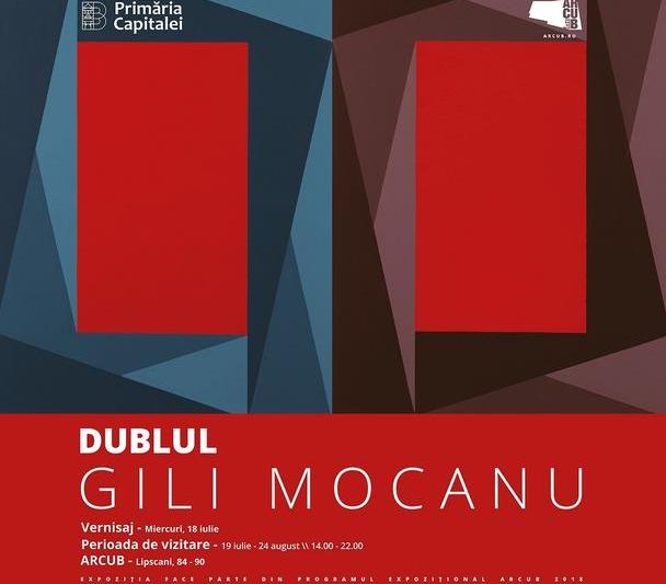 Expozitia DUBLUL- semnata de Gili Mocanu, Foto: Afis