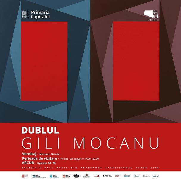 Expozitia DUBLUL- semnata de Gili Mocanu, Foto: Afis