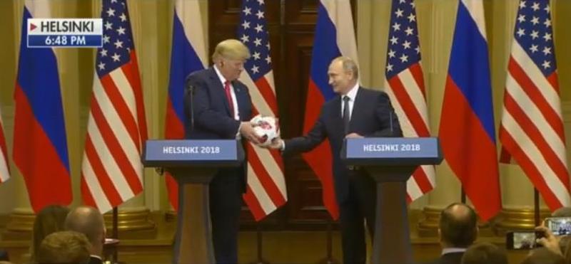 Donald Trump si Vladimir Putin la Helsinki, Foto: YouTube