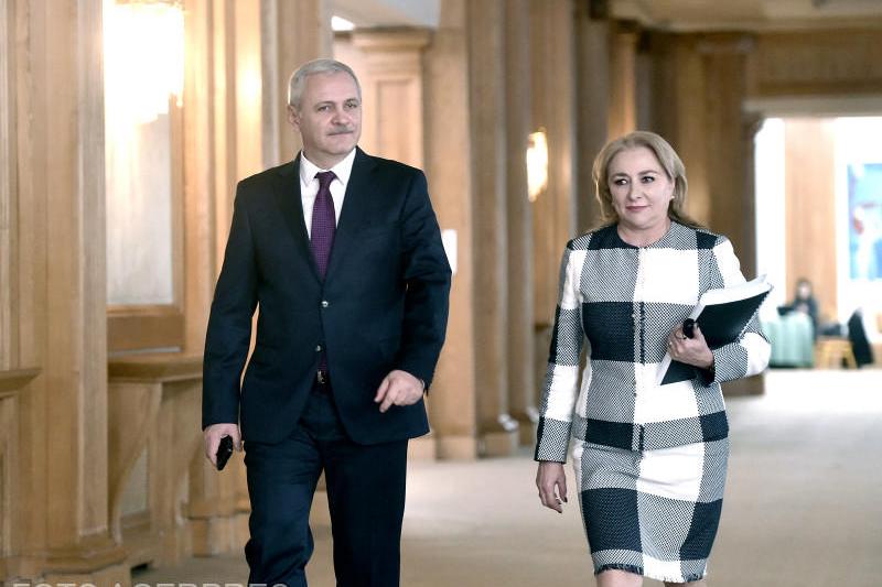 Liviu Dragnea si Viorica Dancila, Foto: Agerpres