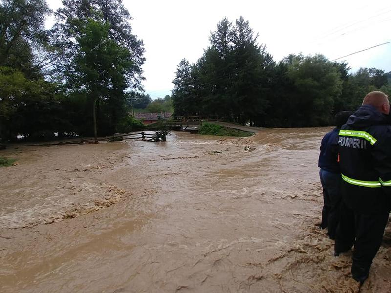 Inundatii din Romania, Foto: ISU Hunedoara Facebook