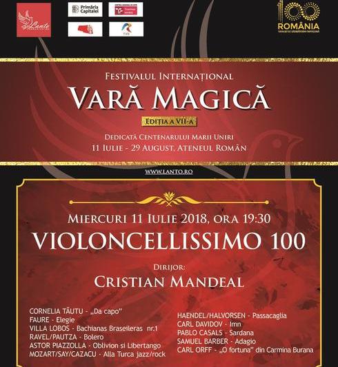 Vara Magica cu Violoncellissimo, Foto: Afis concert