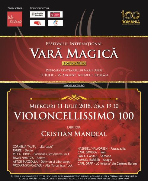 Vara Magica cu Violoncellissimo, Foto: Afis concert