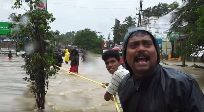 Inundatii in Kerala, Foto: Captura YouTube