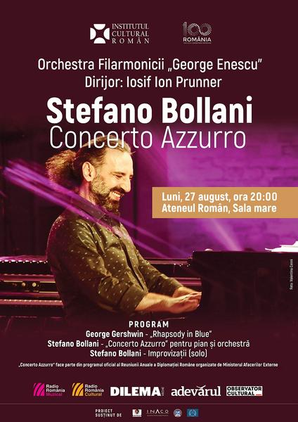 "Concerto Azzurro" cu Stefano Bollani, Foto: Afis concert