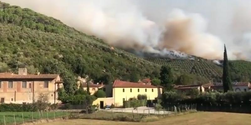 Incendiu pe Munele Serra, Foto: youtube.com