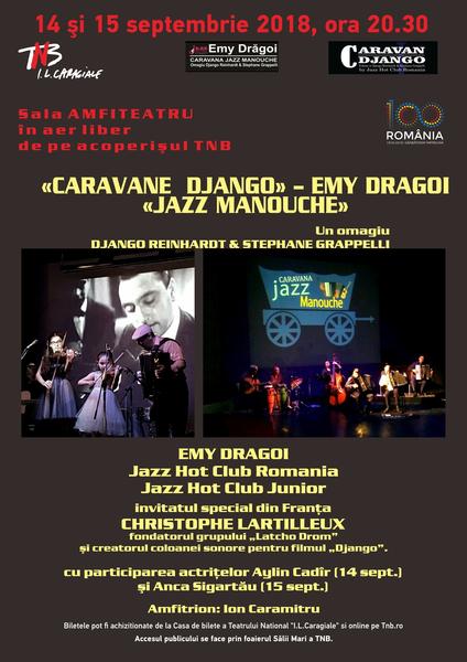 Caravane Django, la TNB, Foto: Afis concert