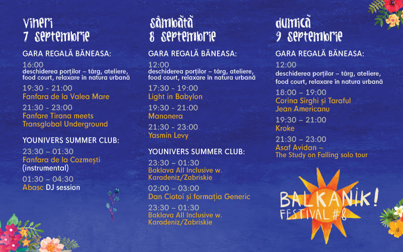 Program Balkanik Festival 2018, Foto: Poster