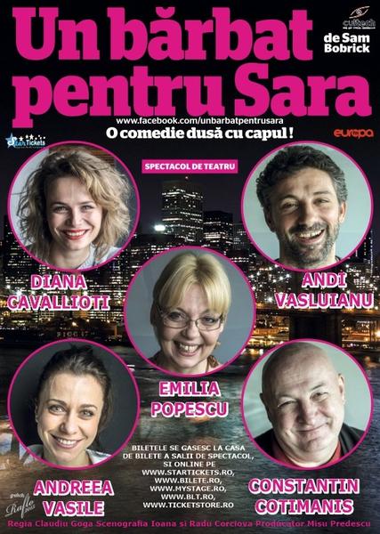Un brbat pentru Sara, Foto: Afis spectacol