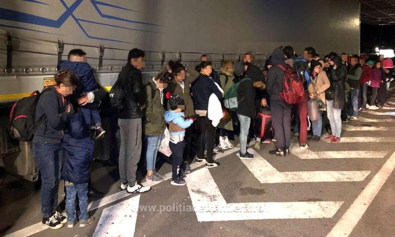 Migranti depistati incercand sa iasa ilegal din tara, Foto: Politia de Frontiera