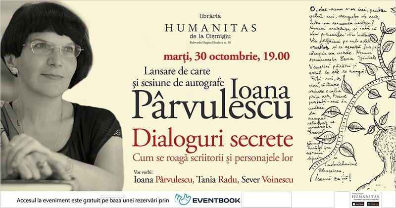 Ioana Parvulescu: Dialoguri secrete, Foto: Humanitas