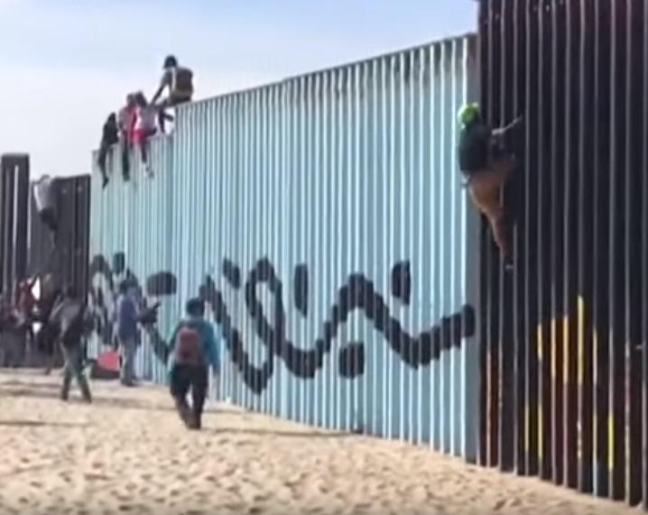 migranti din America Centrala, Foto: Captura video