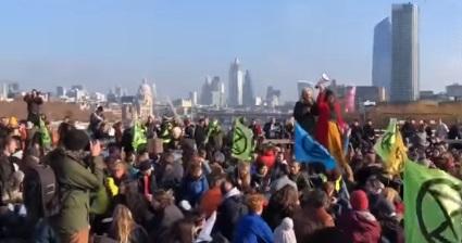 Manifestatii la Londra, Foto: Captura YouTube