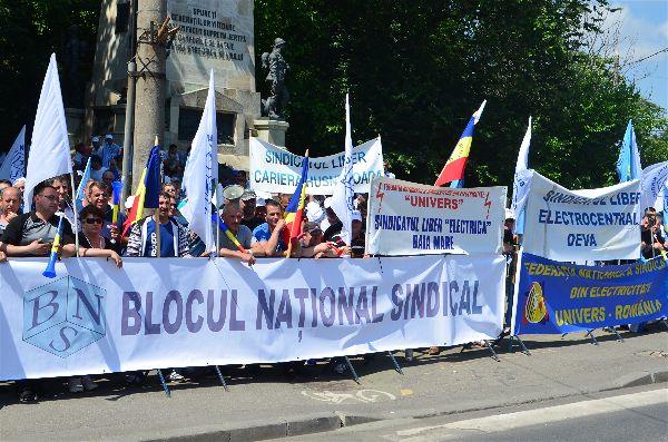 Miting BNS, Foto: bns.ro