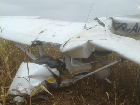 Avion prabusit, Foto: Departamentul pentru Situatii de Urgenta