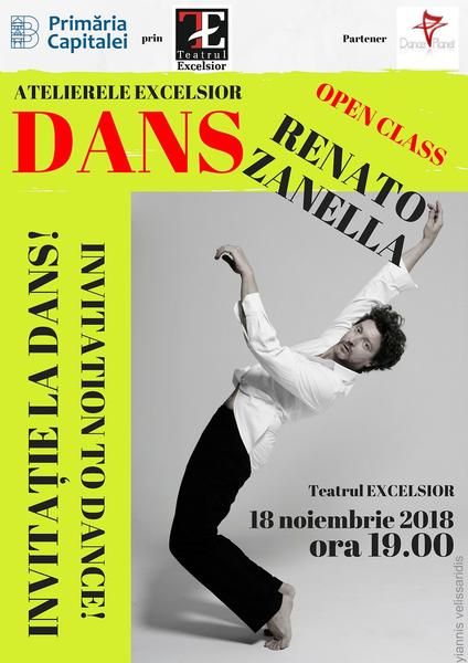 Invitatie la dans cu Renato Zanella, Foto: Teatrul Excelsior