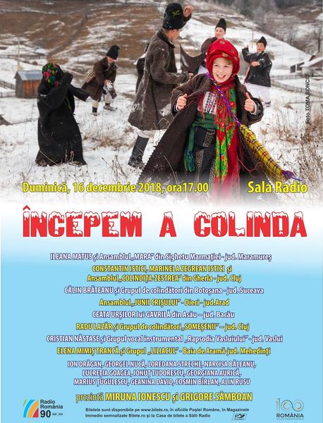 'Incepem a colinda', Foto: Afis