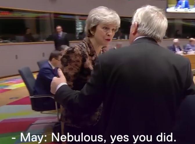 May si Juncker, Foto: Captura video Facebook