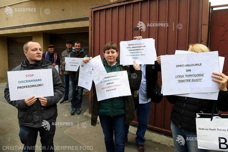 Protestul Sindicatului Tinerilor Profesori din Romania, Foto: AGERPRES