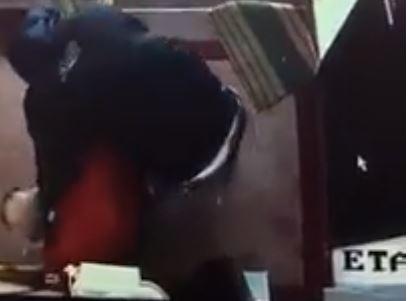 Jaf violent in Galati, Foto: Captura YouTube