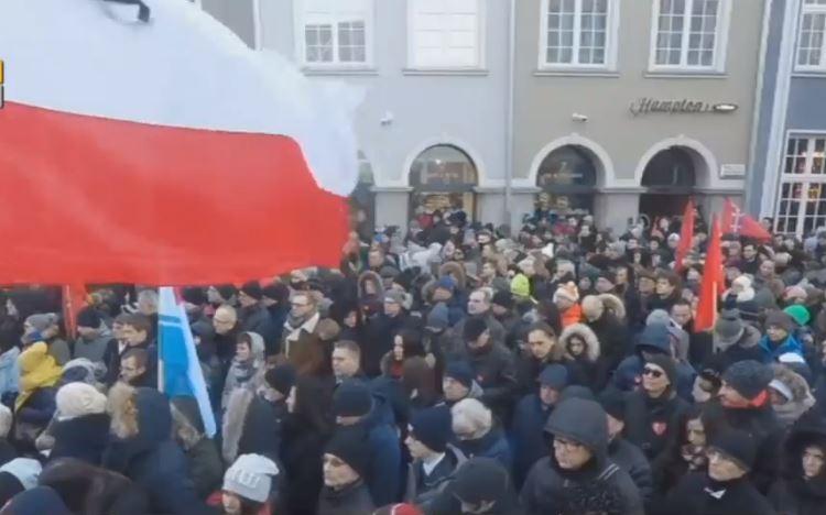 Funeralii la Gdansk, Foto: Captura YouTube
