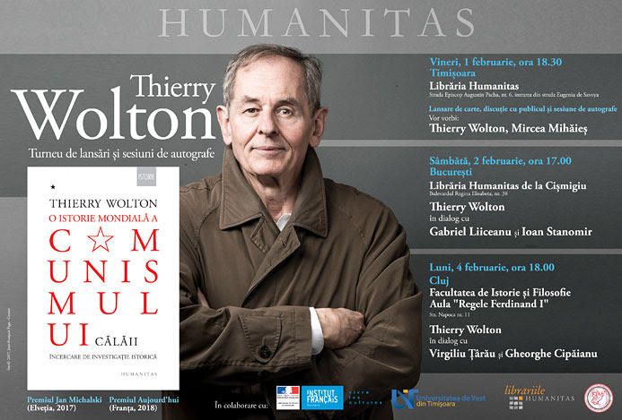 ​​Thierry Wolton, turneu de lansări, Foto: Humanitas