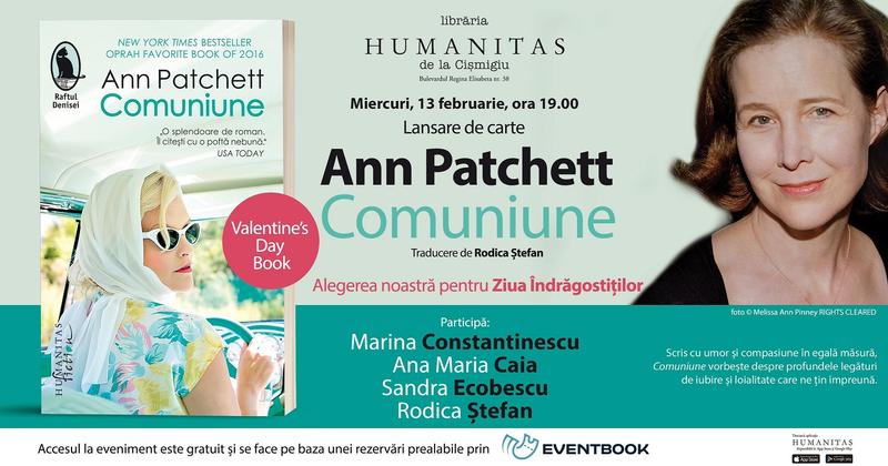 Comuniune, de Ann Patchett, Foto: Humanitas