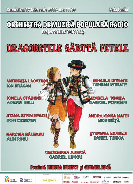 Dragobetele sarută fetele, la Sala Radio, Foto: Afis concert