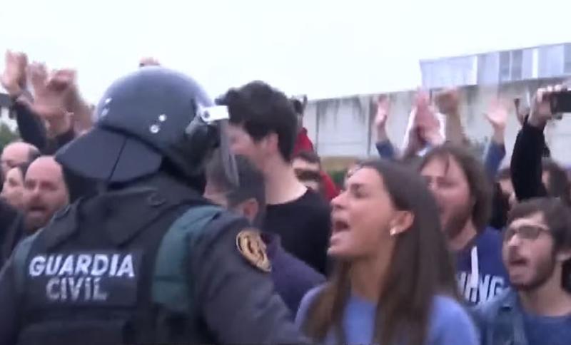 Protest Spania, Foto: Captura YouTube
