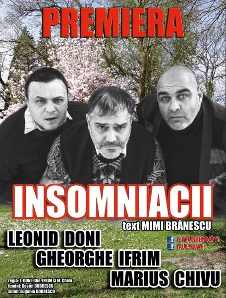 Insomniacii, Foto: Afis spectacol