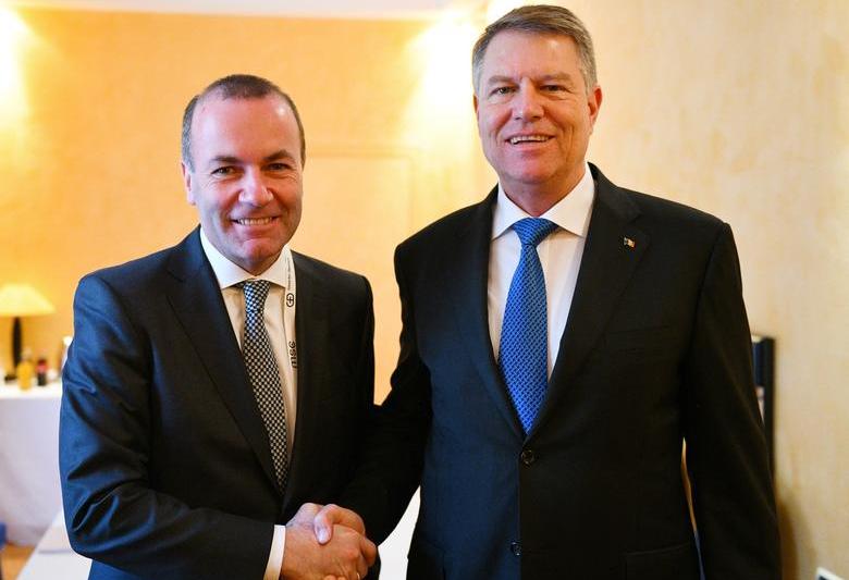 Manfred Weber si Klaus Iohannis, Foto: Facebook - Klaus Iohannis