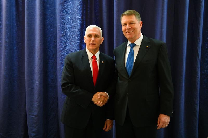 Mike Pence si Klaus Iohannis, Foto: Facebook - Klaus Iohannis