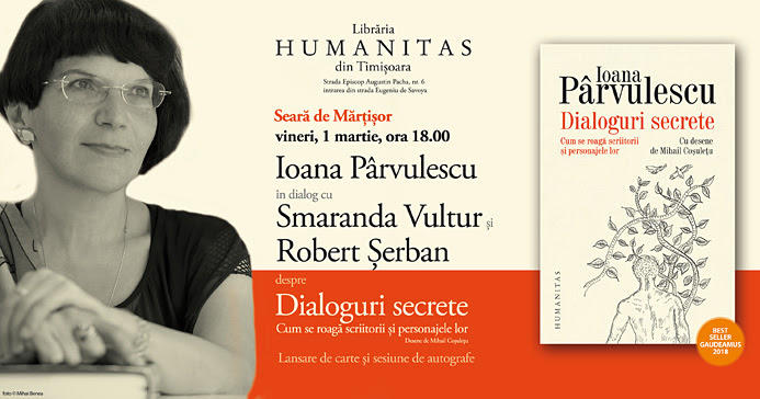 "Dialoguri secrete" de Ioana Pârvulescu, Foto: Humanitas