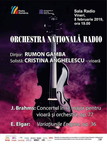 Concert Brahms/ Elgar cu dirijorul Rumon Gamba , Foto: Afis