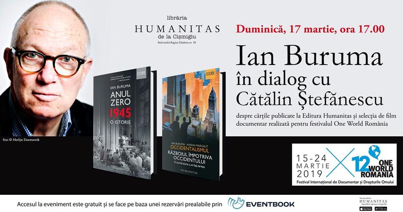 Ian Buruma în dialog cu Cătălin Ștefănescu, Foto: Humanitas