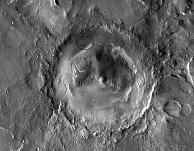 Marte crater, Foto: NASA