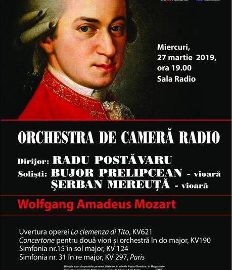 Concert Mozart la Sala Radio, Foto: Afis